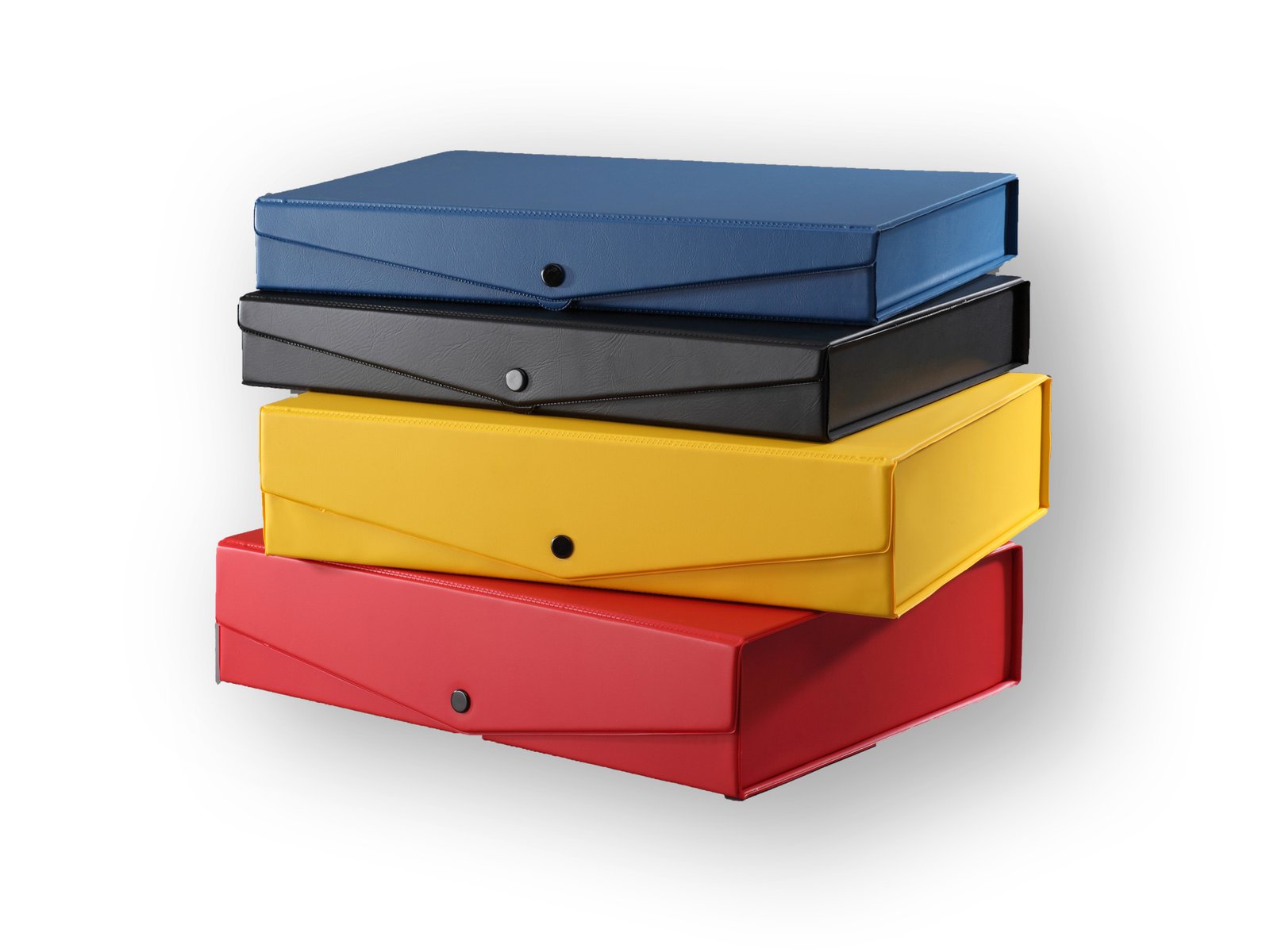 PVC Box File With Button