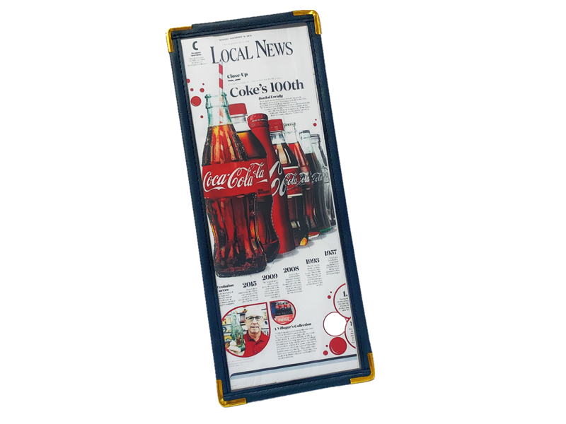 Transparent Menu Holder 4