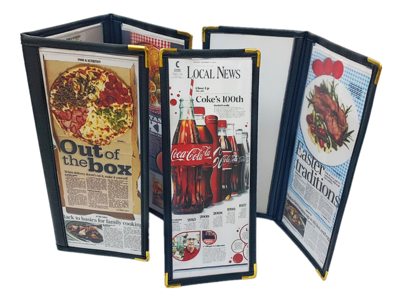 Transparent Menu Holder 5
