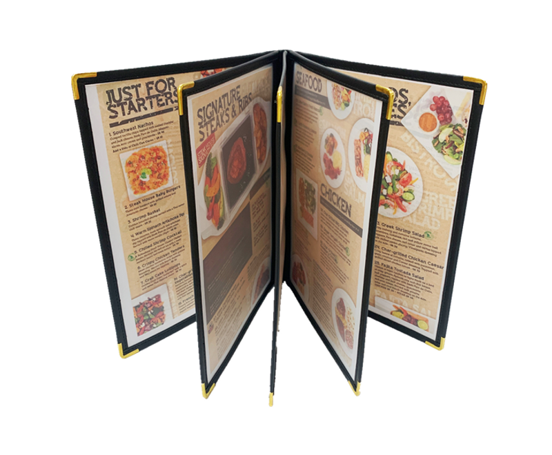 Frosted Clear Menu Holder A4 5