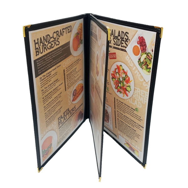 Frosted Clear Menu Holder A4 7