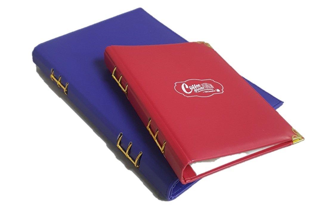 Hardcover Menu Holder